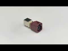 FAKRA HSD LVDS 4Pin Connector สําหรับเครื่องทําความร้อนที่ควบคุมด้วยวิทยุในรถยนต์