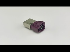 FAKRA HSD Connector โคเอชชียล มุมขวา ประเภท PCB Mount สําหรับ BMW