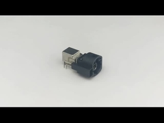 ยานยนต์ 4 + 2 Pin FAKRA HSD Connector สีดำสำหรับ PCB Mount
