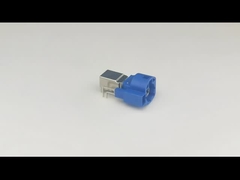 4 + 2Pin HSD PCB Mount Connector รหัส C สีฟ้าปลั๊กมุมขวาสำหรับรถยนต์