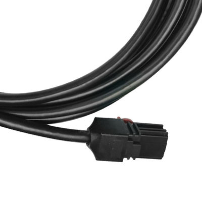 12 PIN Black Male Connector HSD Cable To Ethernet RJ45 Crystal Head Plug