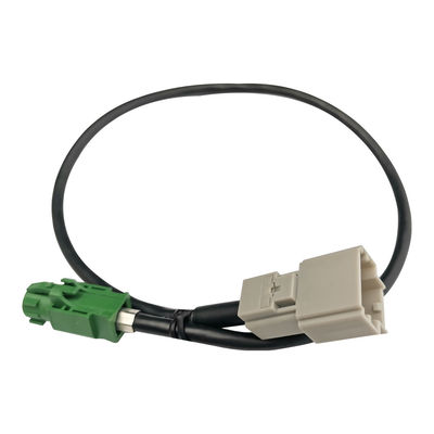 Practical Car LVDS Screen Cable , 12 Pin To 4 Pin E Code Female HSD Extension Cable