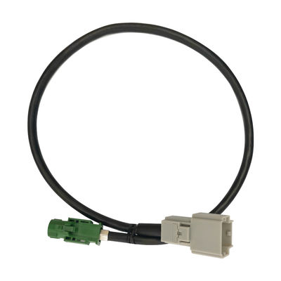 Practical Car LVDS Screen Cable , 12 Pin To 4 Pin E Code Female HSD Extension Cable