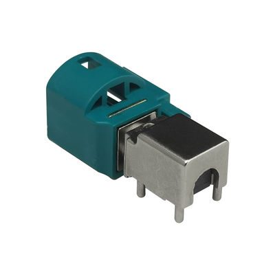 Right Angle PCB Mount HSD Connector Automotive Code Z Waterblue Color