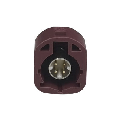 FAKRA HSD Connector Right Angle Type PCB Mount For Automotive