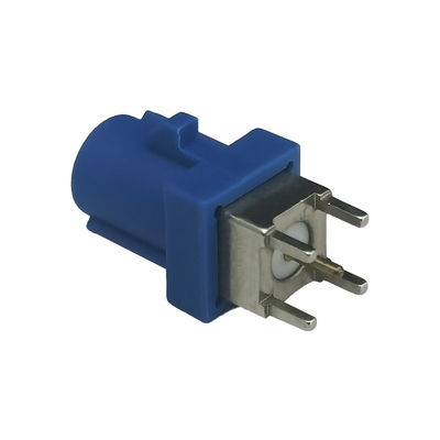 RF Fakra C Connector Straight Plug PCB Mount For Car GPS Telematics