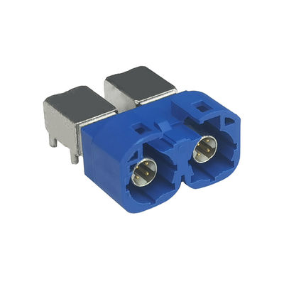 FAKRA HSD Connector 2x4Pin C-Code Twin PCB Board Connector Blue Car Connector
