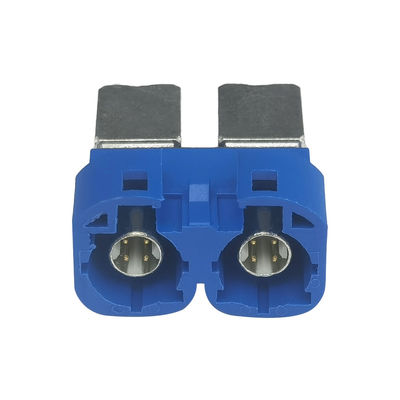 FAKRA HSD Connector 2x4Pin C-Code Twin PCB Board Connector Blue Car Connector