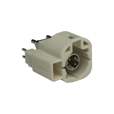 FAKRA HSD Connector 4+2Pin White Color For Automotive GPS Radio