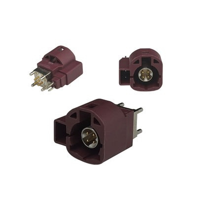 FAKRA HSD Connector 4+2Pin Straight Type For Automotive Antenna Connections