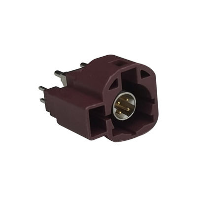 FAKRA HSD Connector 4+2Pin Straight Type For Automotive Antenna Connections