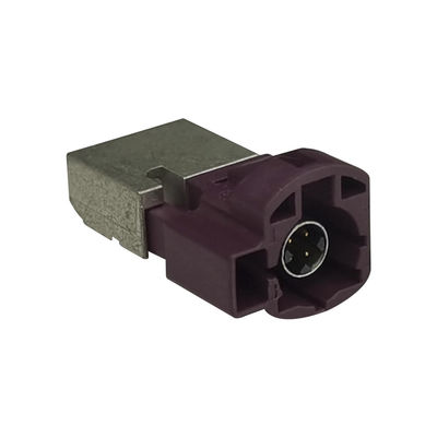 Automotive FAKRA HSD LVDS Connector 4+2Pin PCB Mount For LVDS Camera