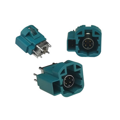FAKRA HSD Connector 4+2Pin Z Code Straight Type PCB Mount Connector