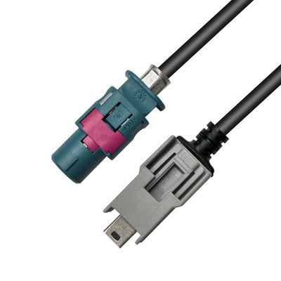 HSD (รหัส Z) ไปยังสาย USB Mini B สําหรับการเชื่อมต่อ Ethernet ในรถยนต์