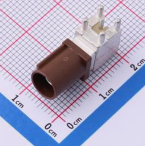 FAKRA RF Connector System Data Connector Keying Code F Wire-to-Board ShieldedH ติดตั้งแนวราบ